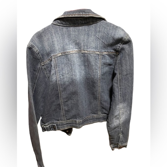 Preloved in excellent condition retro denim long sleeve jacket with pockets - Picture 2 of 4